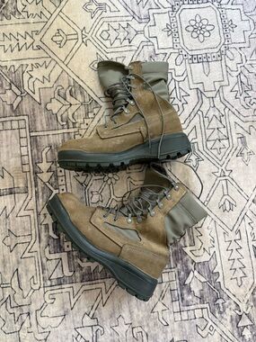 Belleville USAF Waterproof Flight Made In USA Mens Gray Tactical Boots 6